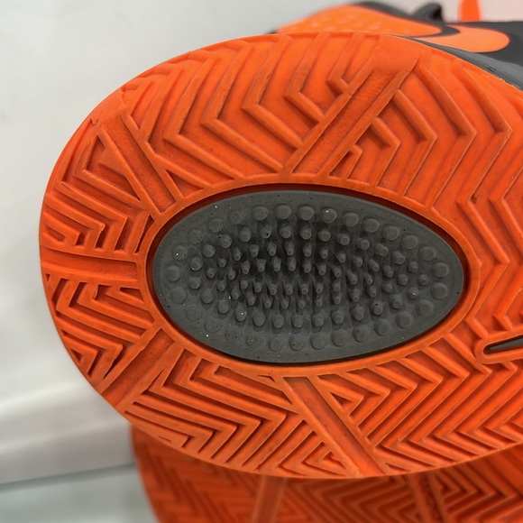 Nike Zoom Hyperenforcer PE Men’s Orange Grey Basketball Athletic 9.5 US - Picture 12 of 13